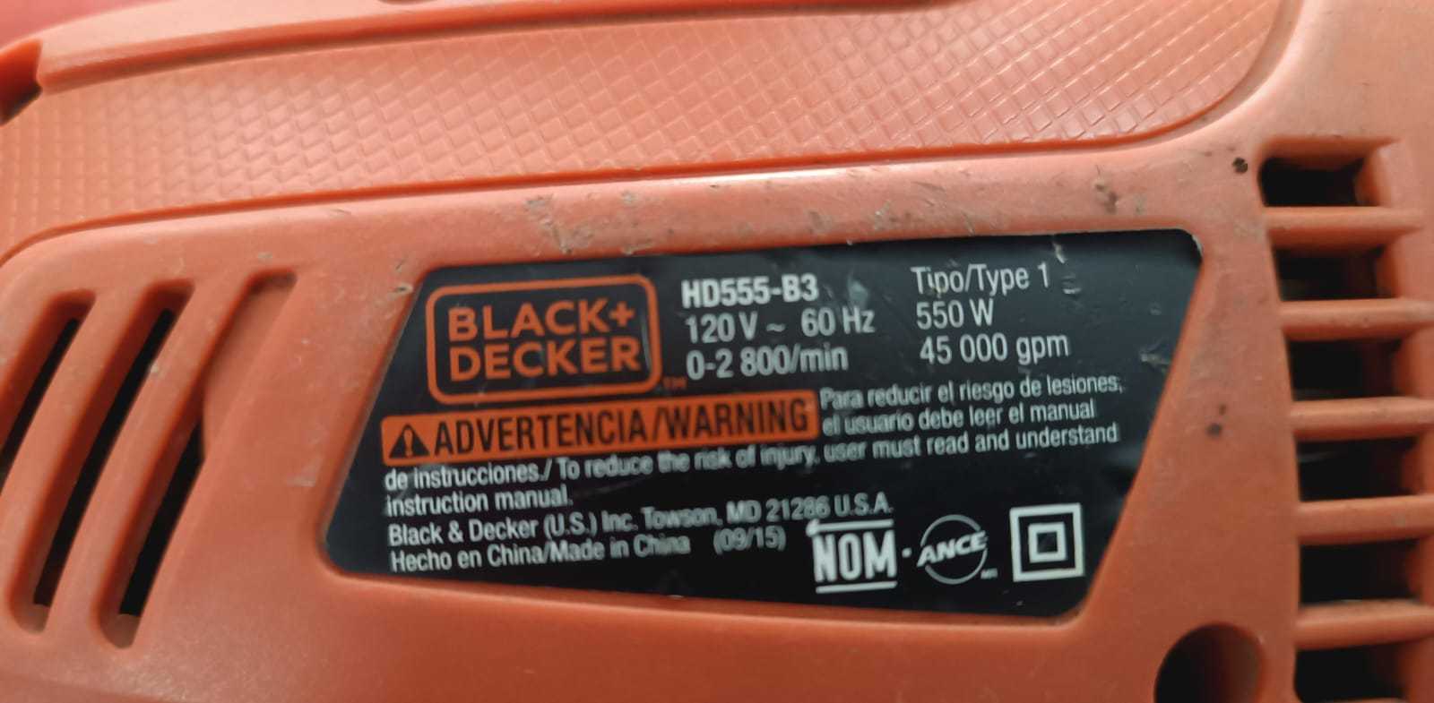 BLACK+DECKER HD555-B3
