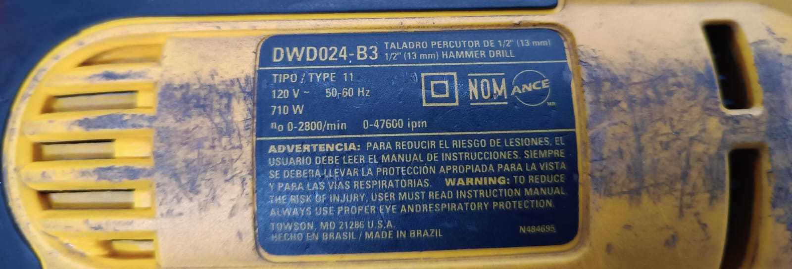 DeWalt dwd024 b3