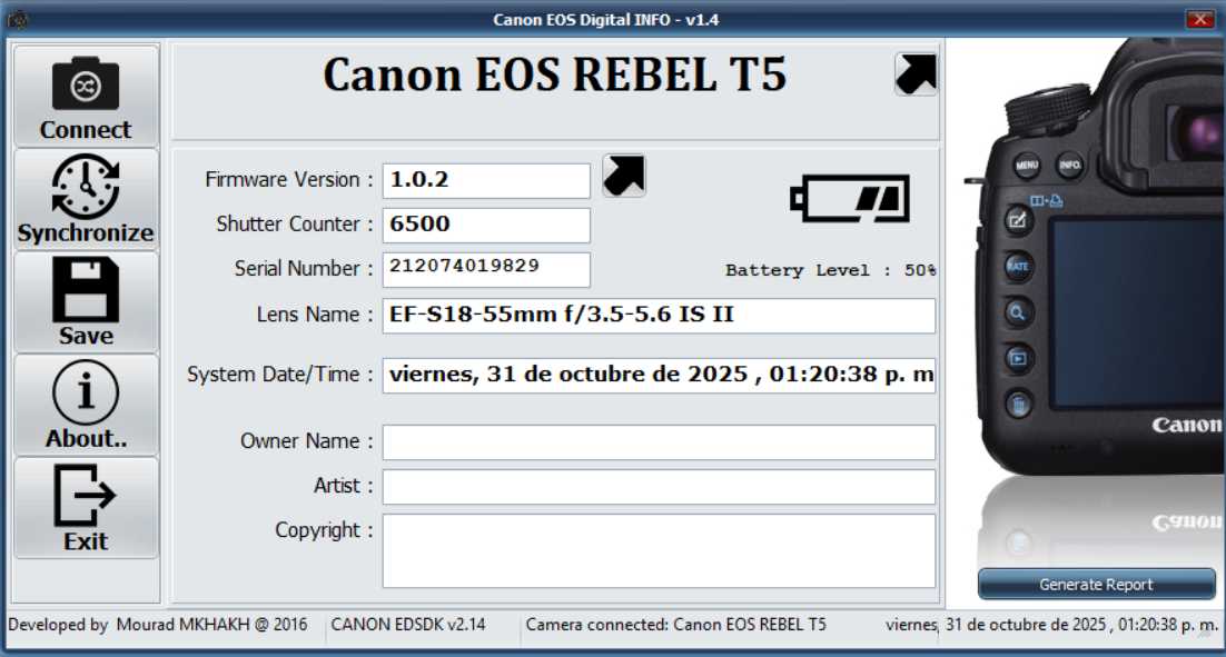 canon t5