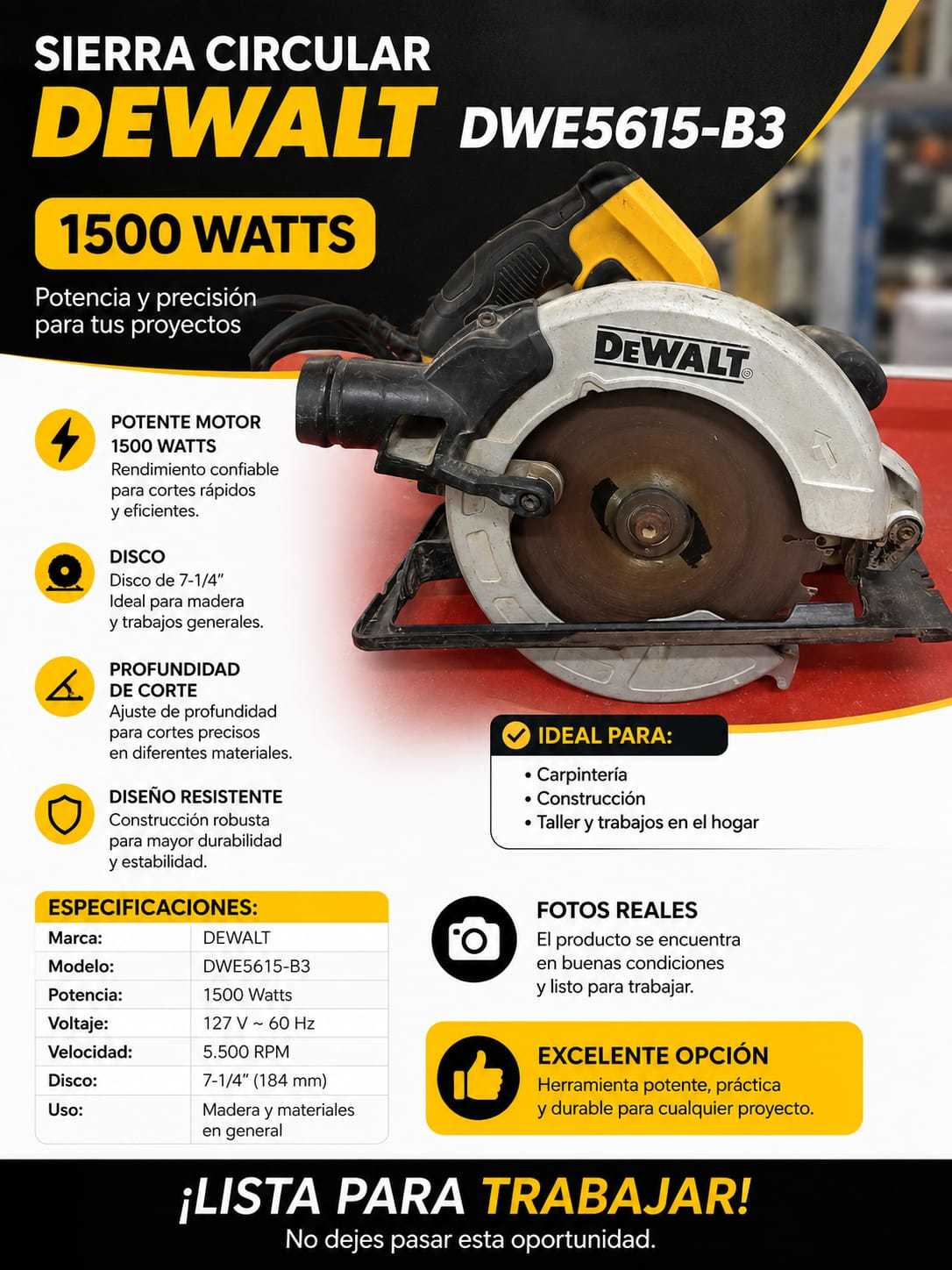 DeWalt dwe5615-b3