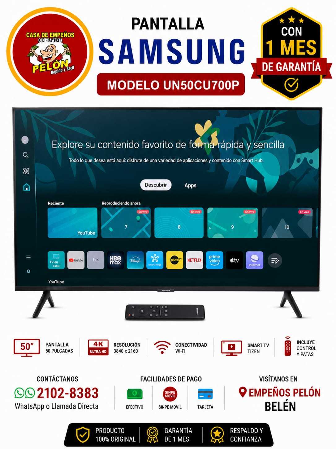 Samsung UN50CU7000P