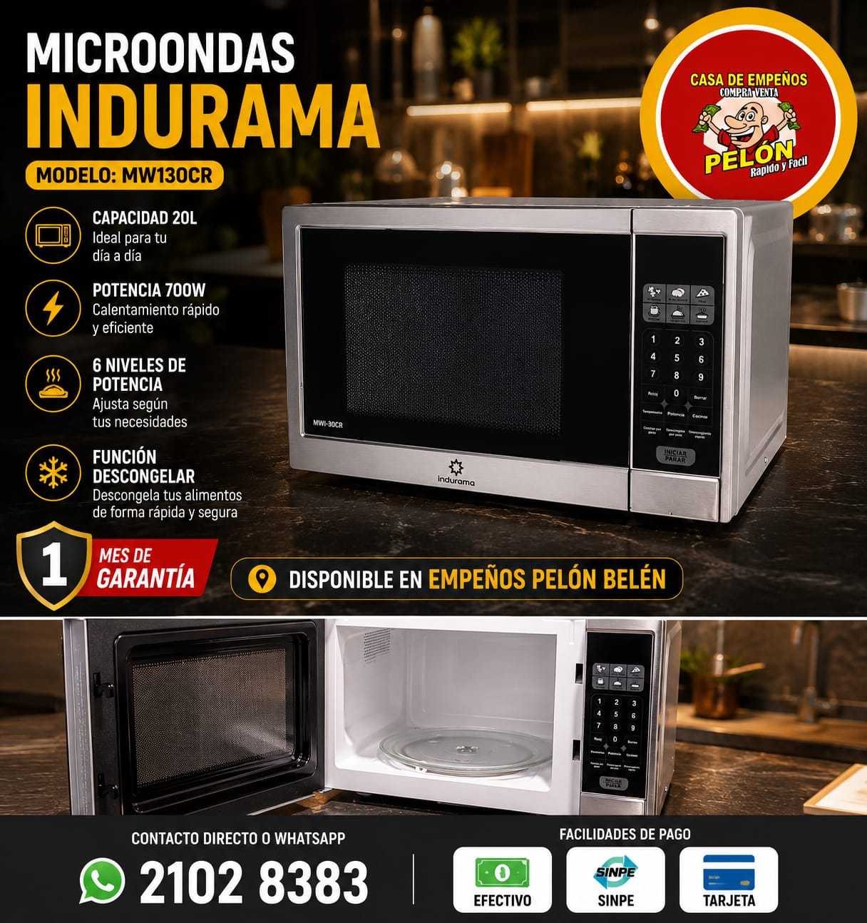 Indurama mw1-30cr