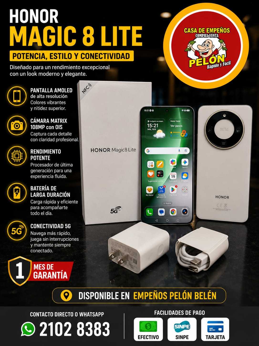 Honor Magic 8 lite 5g